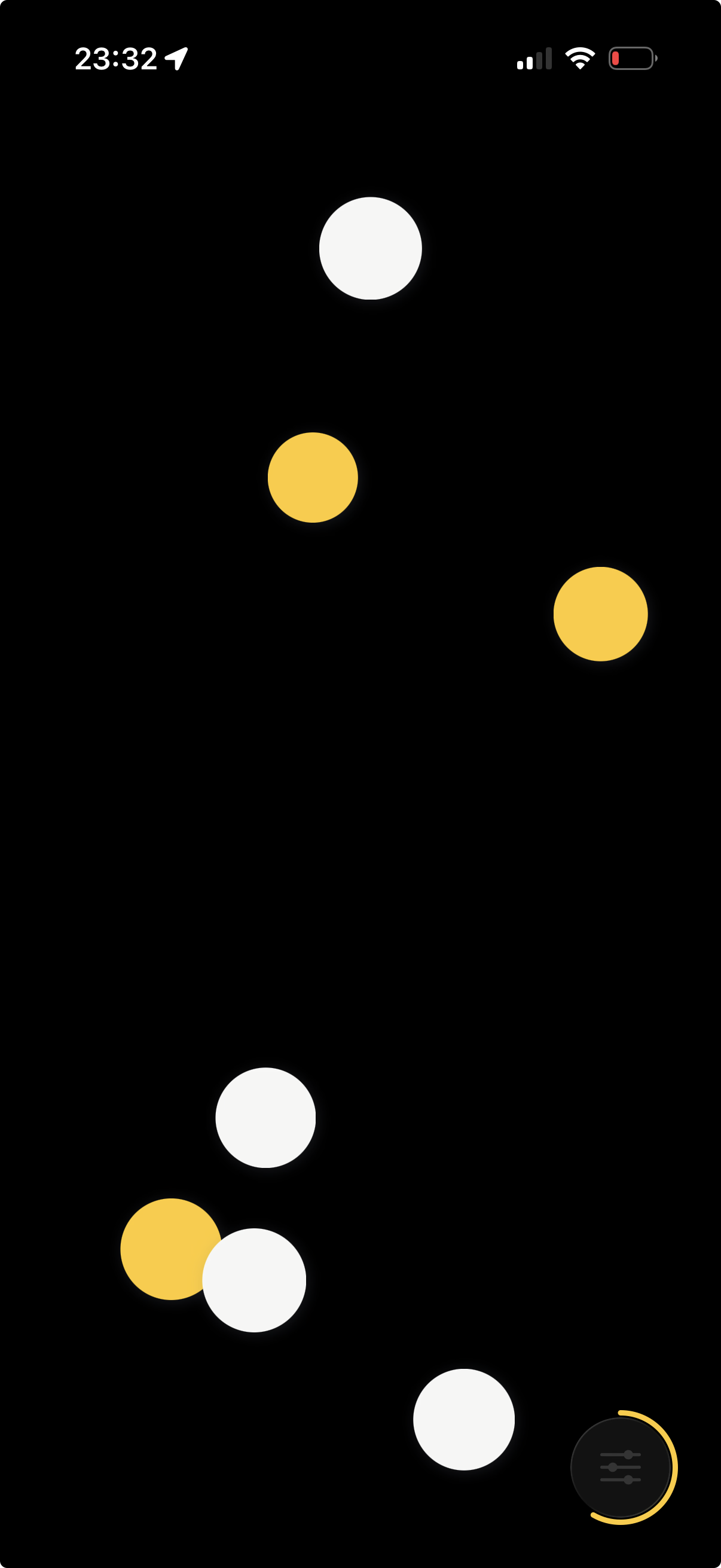 Baby Dots with high-contrast dot animation
